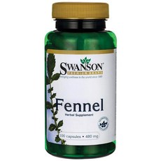 Swanson 斯旺森 茴香籽膠囊 480mg, 100顆, 1罐