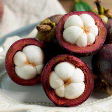 망고스틴 생과, 1개, 500g (1망 4-7개)