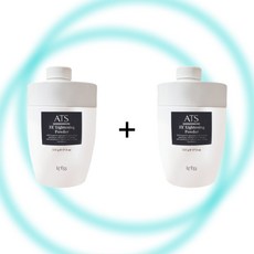 르에쓰 3x 라이트닝 파우더 500g 3배 빠른 탈색약, 2개