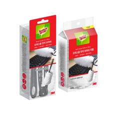 3M 스카치브라이트 뉴 오피스용 먼지떨이 브러쉬 핸들 + 리필3입, 1세트, 혼합