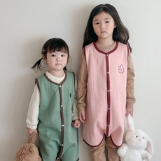 슈슈페 리틀버디 슬리핑 겨울 가을 사계절 삼중직 실내 수면조끼 리틀 버니