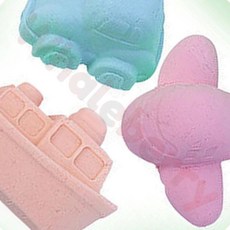 웨일베리 재미있는모래놀이 아기모래놀이도구 몰드 4종 키트 (교통수단)