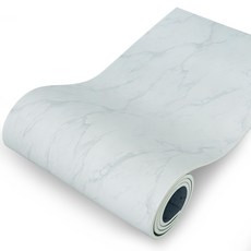 제로벨 20T 말랑플러스 폭 110cm x 길이 1m PVC 층간소음방지 롤 매트, 스노우 마블