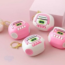 레트로 카세트 키링 랜덤발송 음성녹음기