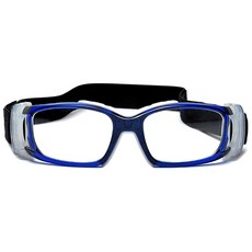 커버스 축구고글 축구안경 농구안경 농구고글 스포츠도수프레임 스포츠옵티칼프레임 보호안경 아이글러브, 블루
