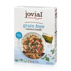 조비알 곡물 무첨가 카사바 푸실리 | 카사바 파스타 | 팔레 Jovial Grain-Free Cassava Fusilli - Fusilli Organic Gluten Free P, 227g, 1개