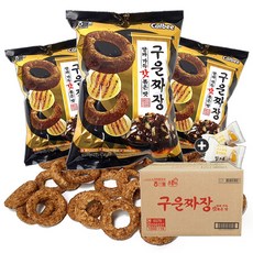 해태 양파가득 구운짜장(76g x 16봉) 1박스(+밀크츄 2개포함), 1세트, 76g