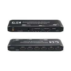 HDMI 분배기2.0B 2:4 4K@60Hz UHD SPDIF 광 다운스케일, 1개