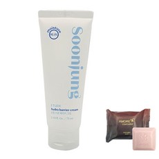 NEW에뛰드 순정 수분 베리어 크림 +헤라미용비누1개 지급, 1개, 75ml