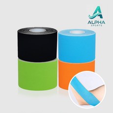 알파 5CM스포츠 탄력 근육테이프 테이핑 혼합, 1개