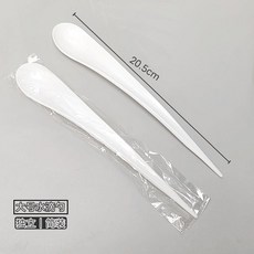 創意水滴勺 一次性勺子 獨立包裝, 1個, 創意水滴勺 白色 這個是散裝,100支/這個是1包