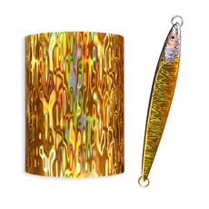 낚시 미끼 지그 미끼에 대한 다채로운 핫 스탬핑 호일 DIY, C, Sample 8CMx10CM, 1개