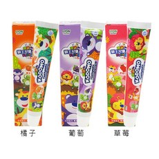 兒童百齡 德恩奈 牙膏*3入(水蜜桃、青蘋果、草莓), 1個, 獅王兒童(草莓紅*1)45g