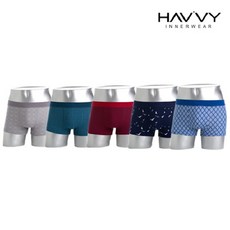 피트인 하비 5장세트 남성 스트레치 면스판 드로즈 스페셜색상랜덤 877247