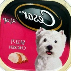 소형견 전용 습식 사료 닭고기 함유 통조림 타입 간식 영양 보충 식욕 증진 편식, 1개