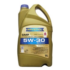 易油網 RAVENOL SMP 5W30 5L 合成機油 504/507 柴油車 C3認證, 1個