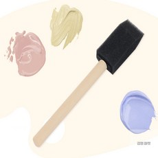 [굿] 스폰지폼 붓 2.5cm 페인트브러쉬 페인트공구 페인팅붓