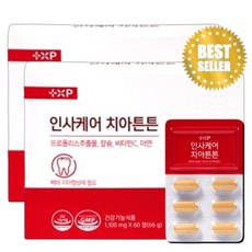 잇몸보조제 튼튼한 잇몸 입안 염증 프로폴리스 칼슘, 1개, 120정