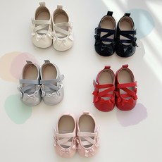 몽실이쁘띠리본 벨크로여아 보행기화 아동 유아용 신발 걸음마신발 미끄럼방지 봄 가을 외출용