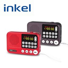 인켈40 휴대용 TF카드 FM 라디오 MP3 플레이어 sta6224gT