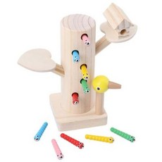 애벌레 메모리 매칭게임 딱따구리 먹이주기 수학교구 학습교구 유치원교구 방과후교구 W037, 1개