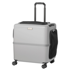 寵物手推車 贈送專用睡墊 寵物推車, 1個, 銀灰東京L贈睡墊1個