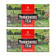Taylors Of Harrogate 요크셔 티, 125g, 2개, 40개입