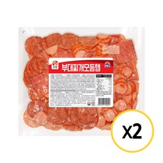[사조오양] 부대찌개햄 모듬햄 1kg x 2개, 2kg, 1개