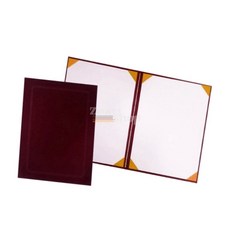 엠에스몰 상장케이스 우단 자주색 A4 8귀 상장보관