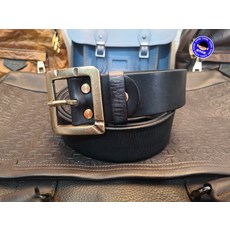 小方扣男青年腰帶 黃銅3.8針扣皮帶 手工製作 實心純銅扣頭 義大利植鞣頭層牛皮