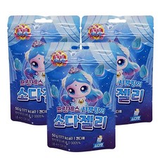 프린세스 캐치티니핑 프린세스 사뿐핑의 소다젤리, 3개, 50g, 소다맛