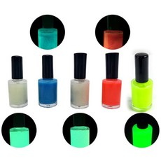 씨타임 야광도료 축광 축광도료 루어 매니큐어 hib*1092JA, 야광축광 그린