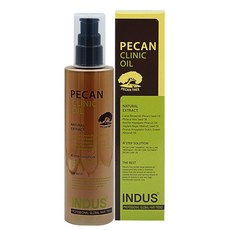 인더스피칸클리닉오일160ml 천연호두오일 헤어에센스 호두기름 모발단백질 상한머리영양제 손상모관리필수템 미용실, 160ml, 1개