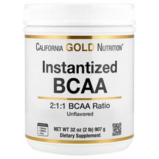 레이크애비뉴뉴트리션 인스턴트 BCAA 분말 무맛 907g(32oz), 3개