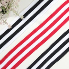 [다원몰] 스포티 삼선 2줄 레이스 32mm - 져지/후드 리폼 필수템, 2번 빨강에 백색 2줄, 1개