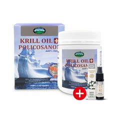 네이쳐스탑 호주 크릴오일 1000mg + 폴리코사놀 20mg 180캡슐 사은품 증정, 1개, 180정