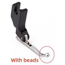 재봉틀 웨딩 드레스 비즈 프레서 풋, 1개, 1. Black With Bead