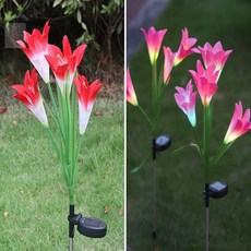 G.L.S LED 태양광 꽃 정원등 야외태양광조명