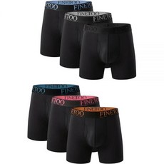 남성용 속옷 복서 브리프 6팩 토탈 서포트 파우치 섹시한 속옷 브리프 색상-a
