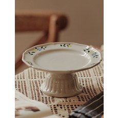 빈티지 디저트 트레이 스탠드 접시 케이크 과일, A.6.2인치 높이의 트레이