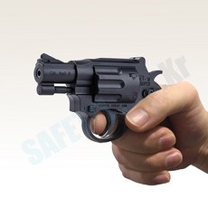 호신용 리볼버 가스총 페퍼스프레이 호신용품 B38슈퍼, 은색, 1개