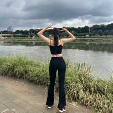 쏘핑 무봉제 쫀쫀 요가복 필라테스 고퀄리티 체형커버 빅사이즈 롱 부츠컷 레깅스