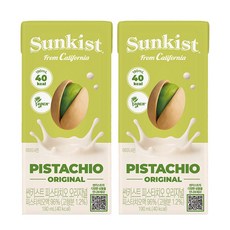 썬키스트 피스타치오 오리지널, 190ml, 24개