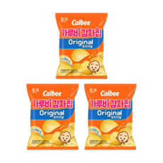 가루비 감자칩 오리지널, 96g, 3개