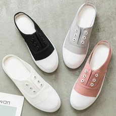 스니커즈 슬리퍼 뮬 운동화 D317 여성단화 여자슬립온 zli+9128ka