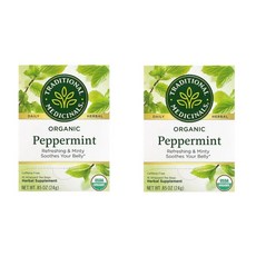 트레디셔널 메디셔널 페퍼민트 Peppermint 16티백 2개, 16개입
