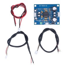 프리앰프 보드 단일 전원 케이블 모듈 프론트 패널 스피커, 1. with 3 Cables