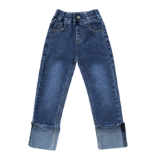 루비키즈 주니어 여아 롤업 청바지 A111