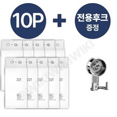 [10팩] 물에 잘 녹는 뽑아쓰는 백만봉화장지 3겹 천연펄프 휴지 + 전용 압착 후크(1개), 10개, 300매