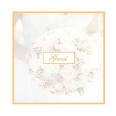 Guest Book for Wedding: Hardcover Guestbook With 110 Pages 8.5 x 8.5 Sign In Memory Book Keepsake Fo... Hardcover, Honeysuckle Sweet Creations, English, 9781953987389